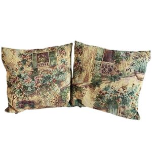Fashion Vintage Floral Tapestry Embroidered Throw Pillows Set Of 2